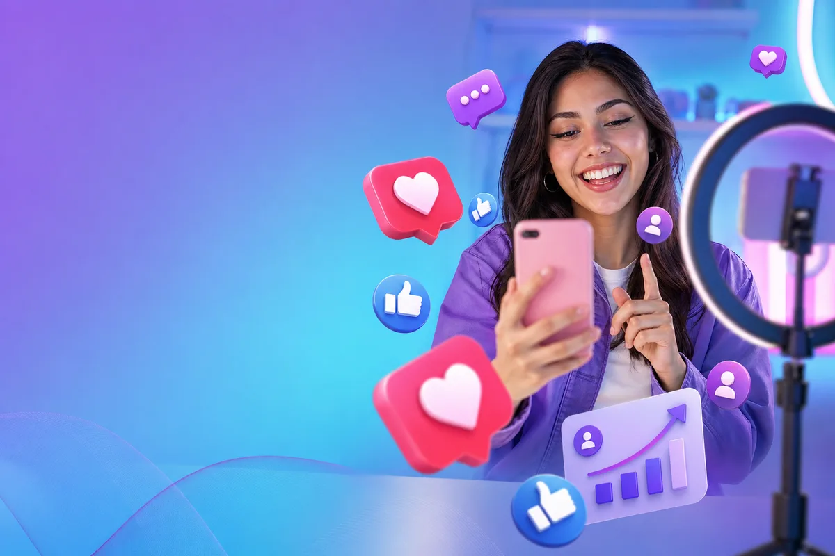 Curtidas grátis no TikTok: como conseguir likes reais sem golpe