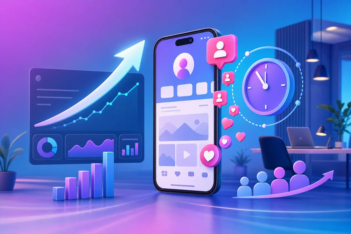 Quanto tempo demora para receber seguidores depois de comprar?