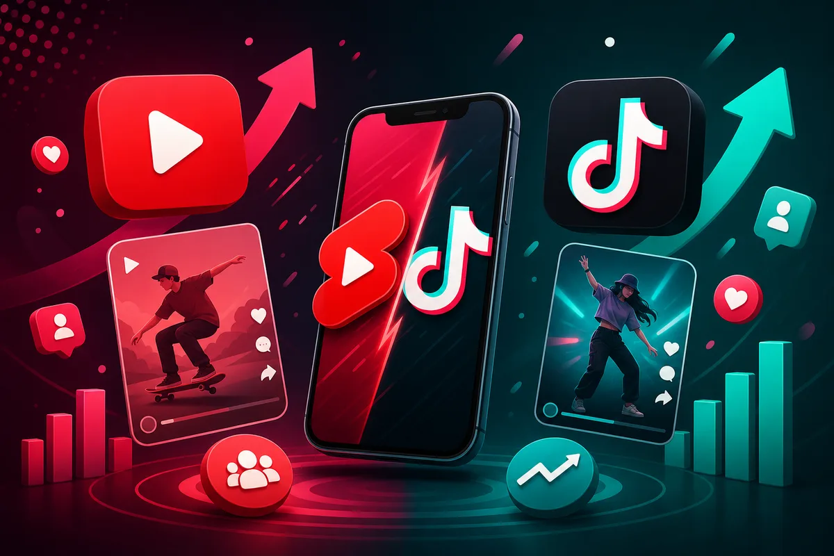 YouTube Shorts vs TikTok: Qual Plataforma Escolher?